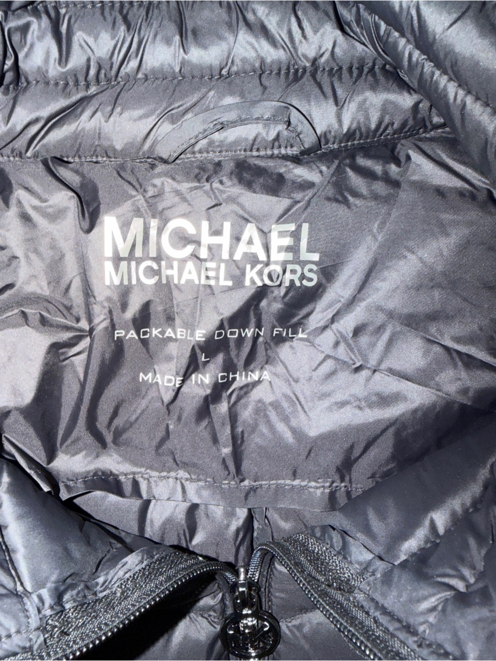 Michael Kors Black Quilted Down-Fill Jacket - Picture 6 of 9